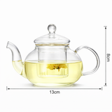 Théière en Verre <br> Avec Filtre en Verre 0.4 à 1L