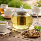 Théière en Verre et Inox <br> 0.85-1.3L-1.7L