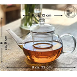 Théière en Verre avec Filtre en Verre <br> 800ml