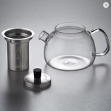 Théière en Verre avec Infuseur Inox <br> 1,5L