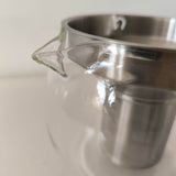 Théière en verre avec réchaud <br> 1L