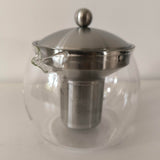 Théière en verre avec réchaud <br> 1L