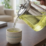 Théière en Verre avec Filtre Inox <br> de 550 à 1300ml