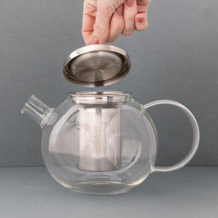 Théière en Verre <br> Filtre Inox 900ml