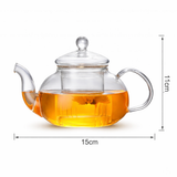 Théière en Verre <br> Avec Filtre en Verre 0.4 à 1L