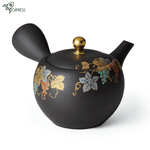 Théière Japonaise Feuille <br> Tokoname 320ml