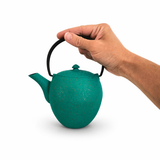 Théière en Fonte Turquoise <br> Wazuqu Mayu 550ml