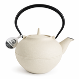 Théière Japonaise en Fonte Blanche