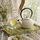 Théière en Fonte Japonaise Blanche