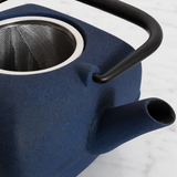 Théière en Fonte Japonaise Bleue <br> Wazuqu Yoho 400ml