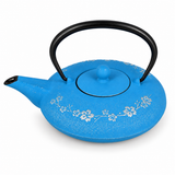 Théière en Fonte Iwachu Bleue <br> Fleur de Cerisier 550ml