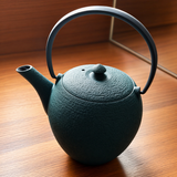 Théière Japonaise en Fonte Verte <br> Wazuqu Mayu 550ml
