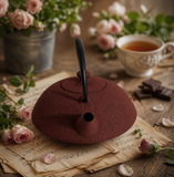 Théière Fonte Rouge Foncé