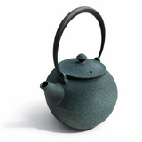 Théière en Fonte Verte <br> Wazuqu Hikime 950ml