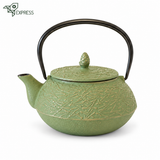 Théière en Fonte Verte <br> Iwachu Matsuba 600 ml