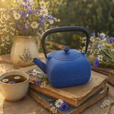 Théière en Fonte Wazuqu Bleue