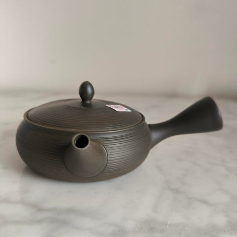 Service à thé traditionnel japonais Théière et quatre tasses Service à thé traditionnel japonais Théière et quatre tasses