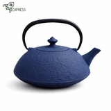 Théière Japonaise en Fonte Bleue <br> Wazuqu Muji 650ml