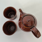 Théière Japonaise et Tasses Assorties <br> Rouge ou Vert 550ml