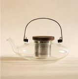 Théière Japonaise Verre <br> Inox et bois 500ml