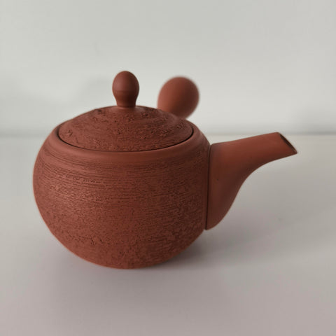 Théière Japonaise Tokoname En Céramique Brun Foncé 270ml - Artisanale
