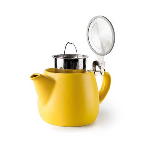 Théière Moderne en Porcelaine <br> avec filtre inox 540 ml
