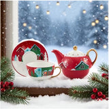 Théière Egoïste de Noël <br> Porcelaine 420ml