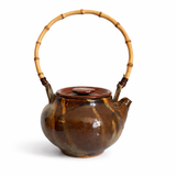 Théière Artisanale Céramique et Bois