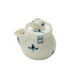 Théière en Porcelaine <br> Bleue et Blanche 190ml