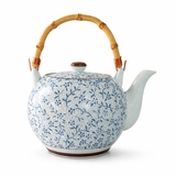 Théière Porcelaine Fleurs bleues