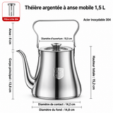 Théière pour Induction <br> Inox 1.5L