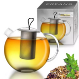 Théière Verre avec Infuseur Inox