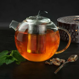 Théière en Verre avec Filtre Inox