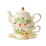 Théière Solitaire Anglaise en Porcelaine