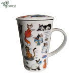 Théière Solitaire Chat <br> Dunoon 440-500ml