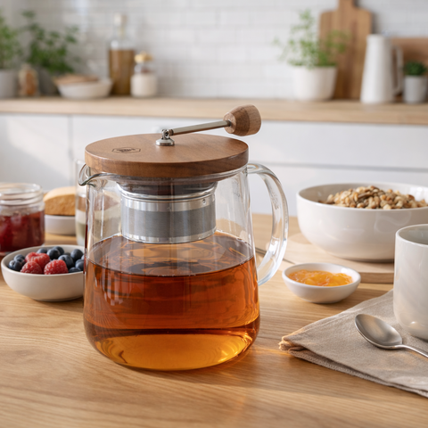 Théière en Verre avec Infuseur