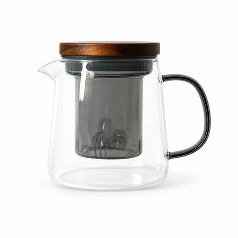 Théière en Verre Borosilicate <br> Filtre coloré 450 ml