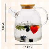 Théière en Verre <br> Pour Fleur de Thé 1L-1.8L