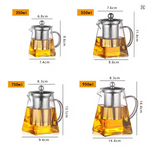 Théière Carrée en Verre <br> 350-950ml