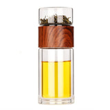 Infuseur thé portable <br> Verre double paroi 330ml