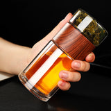 Infuseur thé portable <br> Verre double paroi 330ml