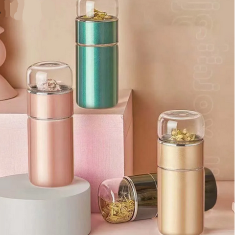 Thermos Thé Infuseur <br> Inox 450ml (400+50)