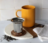 Mug avec infuseur et couvercle