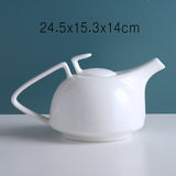 Théière Porcelaine Blanche <br> 700ml-1L