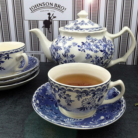 Ensemble 20 Pièces Style Européen Service à Thé En Porcelaine 20 Pièces Ensemble 20 Pièces Style Européen Service à Thé En Porcelaine 20 Pièces