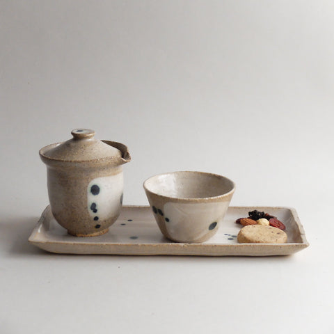 Plateau de service à thé pour la cérémonie du thé chinois Gongfu - en  bambou de haute qualité - nettoyage amovible - 27 x 14 x 3 cm