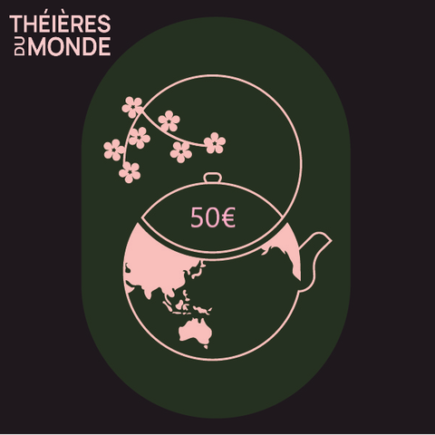 COFFRET CADEAU: 12 Fleurs de Thé + Théière JADE 600ml avec Filtre
