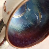 Mug en Céramique <br> Émaillé Bleu 400-500ml