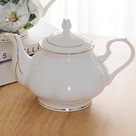 Théière porcelaine blanche Japon - 500ml – un air de thé Théière porcelaine blanche Japon - 500ml – un air de thé