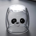 Tasse en verre panda